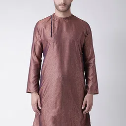 DEYANN Key hole Neck Long Sleeves Keyhole Neck Straight Kurta-picture-29