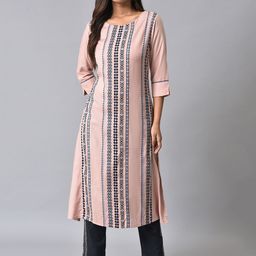 W Geometric Printed Straight Kurta-picture-33