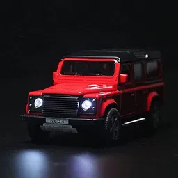 UKAXA Metal Model Defender Toy Car With Pull Back Openable Doors Light-45