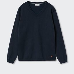 Mango Kids Boys V-Neck Sustainable Pullover-picture-54