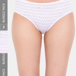 Amour Secret Women Pack Of 3 Printed Lace Details HipsterBriefs-image-89