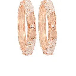 NMII Set of 2  Zircon Stone Bangles image 3