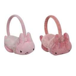FabSeasons Unisex Kids Pink & Black Set of 2 Fur Ear Muffs-15