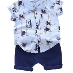StyleCast Boys Printed Shirt With Shorts Clothing Set-image-77