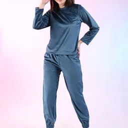 Freehand by The Indian Garage Co Round Neck T-shirt With Joggers-picture-44