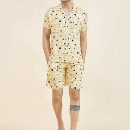 Sweet Dreams Geometric Printed Night suit-image-24