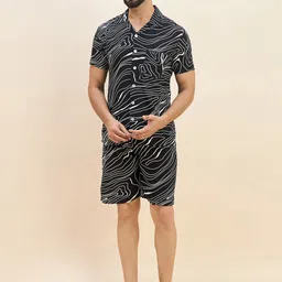 Sweet Dreams Printed Shirt & Shorts Night suit-image-57