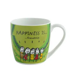 CLAY CRAFT Set of 4 Printed Ceramic Coffee Mugs image 5