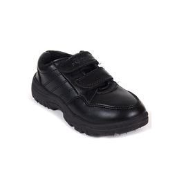 Ajanta Boys Round Toe Velcro Closure Basics School Sneakers-18