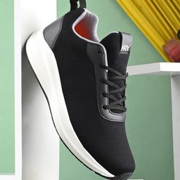 HRX by Hrithik Roshan Men Black & White Memory Foam Mesh Running Shoes-21