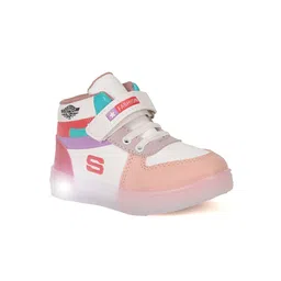 Lil Lollipop Kids Colourblocked LED Sneakers-picture-13
