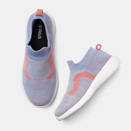 R&B Women Blue Walking Non-Marking Shoes-picture-24