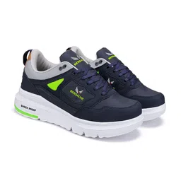 BERSACHE Men Lightweight Canvas Non-Marking Running Shoes-57