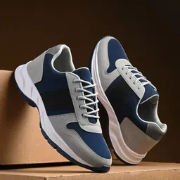 The Roadster Lifestyle Co. Men Grey Lightweight Running Sports Shoes-12