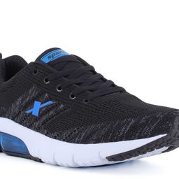 Sparx Men Black & Blue Mesh Running Non-Marking Shoes image 5