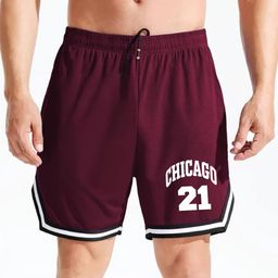 MASCARI Men Printed High-Rise Training or Gym Sports Shorts-image-90