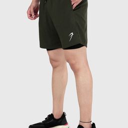 FUAARK Men Slim Fit Mid-Rise Rapid-Dry Technology Training or Gym Sports Shorts-image-92