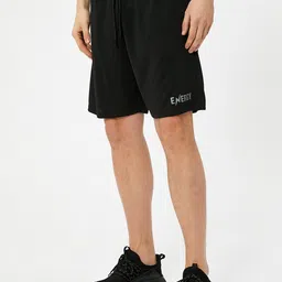 Koton Men Mid-Rise Sports Shorts-image-90