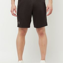 Truerevo Men Black Solid Rapid Dry Running Sports Shorts-image-47