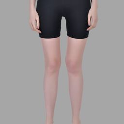 Aimly Women Mid-Rise Skinny Fit Cotton Cycling Sports Shorts-picture-50