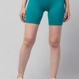 Apraa & Parma Women Mid-Rise Skinny Fit Pure Cotton Running Shorts-image-34