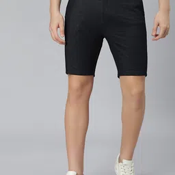 Slowave Men High-Rise Cotton Denim Shorts-picture-53