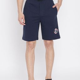 Marvel by Wear Your Mind Men Navy Blue Avengers Regular Shorts-image-31