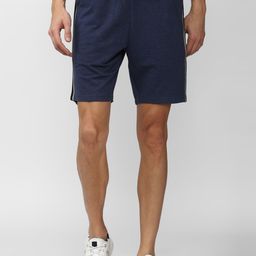 Peter England Men Navy Blue Sports Shorts-image-22