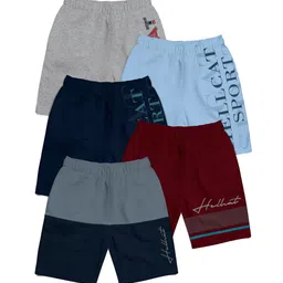 HELLCAT Girls Pack Of 5 Mid Rise Shorts-image-85