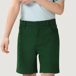 One Friday Kids Boys Pure Cotton Embroidered Shorts-picture-30