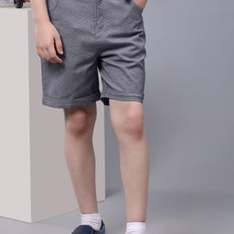 One Friday Boys Abstract Printed Cotton Shorts-51
