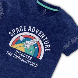 CODEZ Boys Graphic Printed Cotton T-shirt image 3