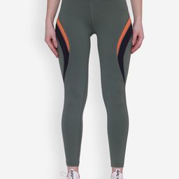 JUMP USA Women Stripes Detail Rapid-Dry Seamless Tights-image-71