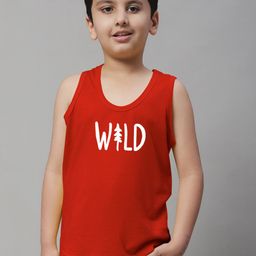 Friskers Boys Typography Printed Pure Cotton Vests-image-88