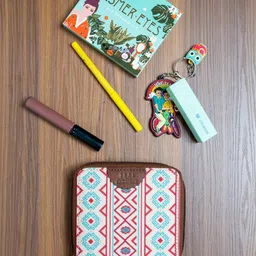 TEAL BY CHUMBAK Women Printed Zip Around Wallet-27