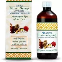 AATHITHYA HERBAL Biozen Apple Cider Vinegar Garlic, Ginger, Lemon and Honey (400ML Syrup) image 1