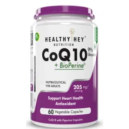 HealthyHey Nutrition CoQ10 with Bioperine 205mg, 60 veggie capsule(s)-picture-20