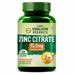 Vlado's Himalayan Organics Zinc Citrate 13.2mg,  120 veggie capsule(s) -26