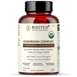 Rooted Active Naturals Mushroom Complex, 60 veggie capsule(s)-52