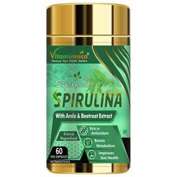 Vitaminnica Superfood Spirulina,  60 veggie capsule(s) -8