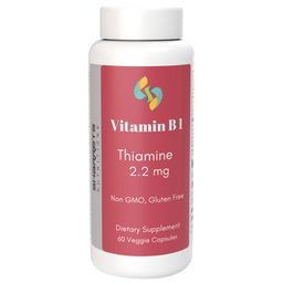 Sharrets Vitamin B1,  Unflavoured  60 veggie capsule(s) -31