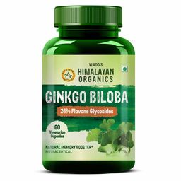 Vlado's Himalayan Organics Ginkgo Biloba 500mg,  60 capsules -20