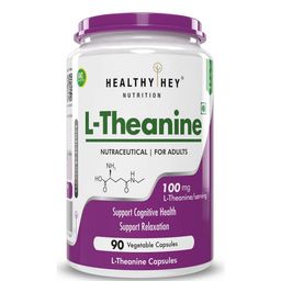 HealthyHey Nutrition L-Theanine,  90 capsules -image-44