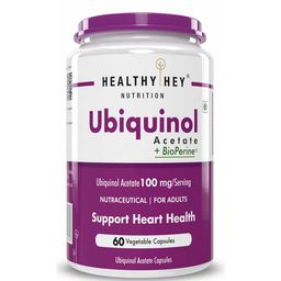 HealthyHey Nutrition Ubiquinol Acetate,  60 capsules -10