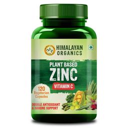 Himalayan Organics Plant Based Zinc Vitamin C,  120 capsules -image-16