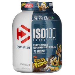Dymatize ISO100 Whey Protein Isolate,  5 lb  Cocoa Pebbles -2