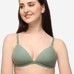 Lenissa Sea Green T-shirt Bra-Half Coverage Lightly Padded L-109-picture-36