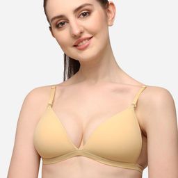 Lenissa Nude-Coloured T-shirt Bra-Half Coverage Lightly Padded L-109-picture-31