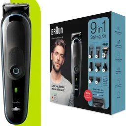 Braun MGK5380, 9-in-1 Beard Trimmer for Men, All-in-One Tool, 7 attachments Trimmer 100 min Runtime 13 Length Settings-24