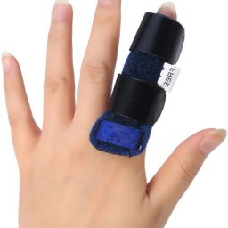Adjustable pain Relief Trigger Finger Splint Straightening Fracture Splint(Blue) Finger Support-image-29